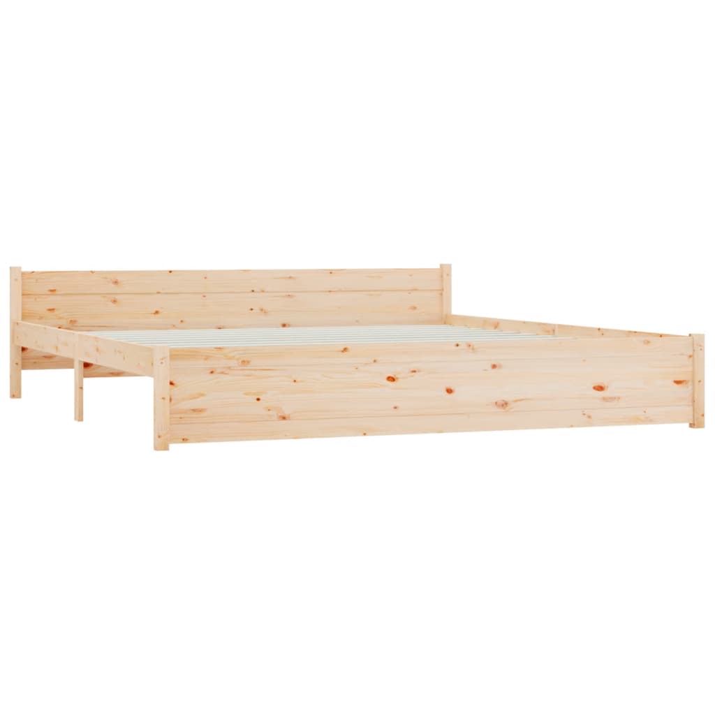Sengeramme med skuffer 200x200 cm
