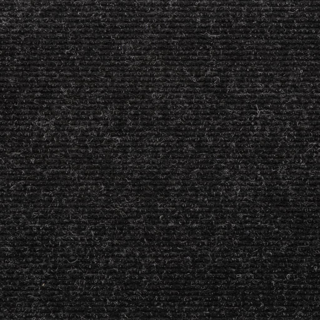 Selvklebende trappematter 15 stk 65x24,5x3,5 cm antrasitt