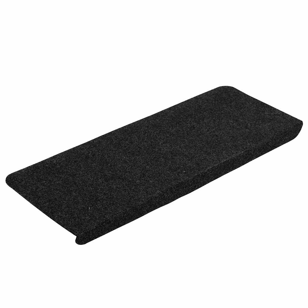 Selvklebende trappematter 15 stk 65x24,5x3,5 cm svart