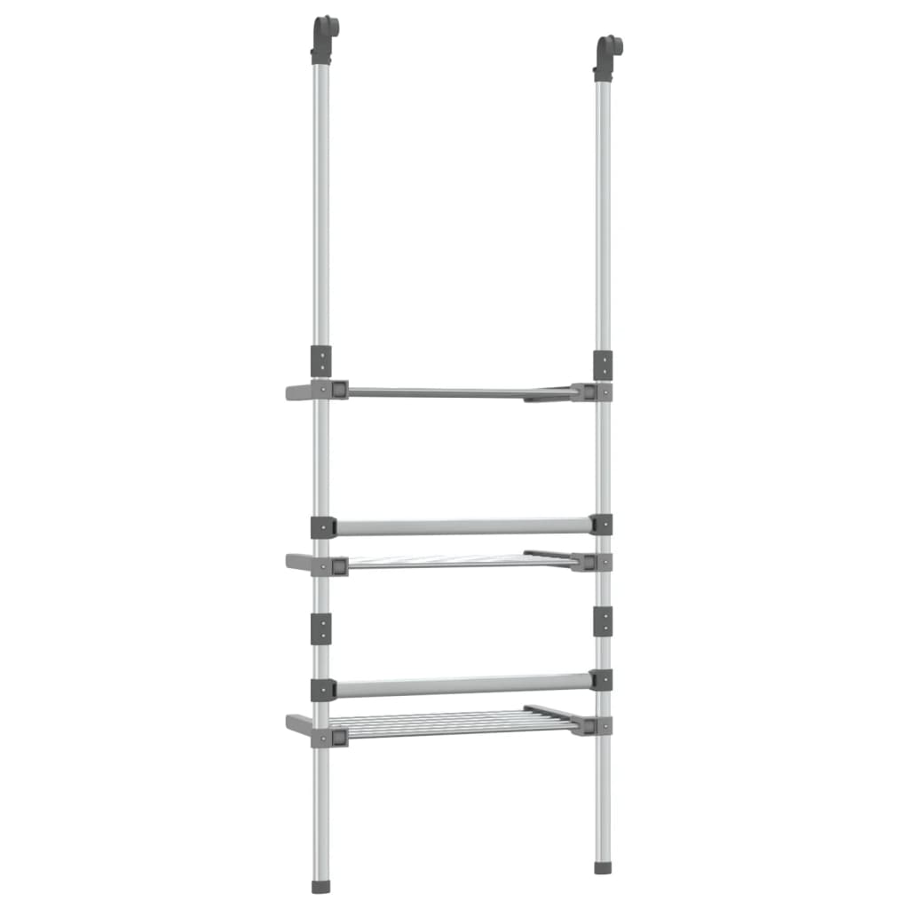 Hengende tørkestativ med 3 etasjer aluminium
