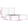Sengeramme heltre furu 140x190 cm