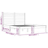 Sengeramme heltre furu 160x200 cm