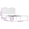 Sengeramme heltre furu 140x190 cm