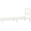 Sengeramme hvit heltre furu 75x190 cm Small Single