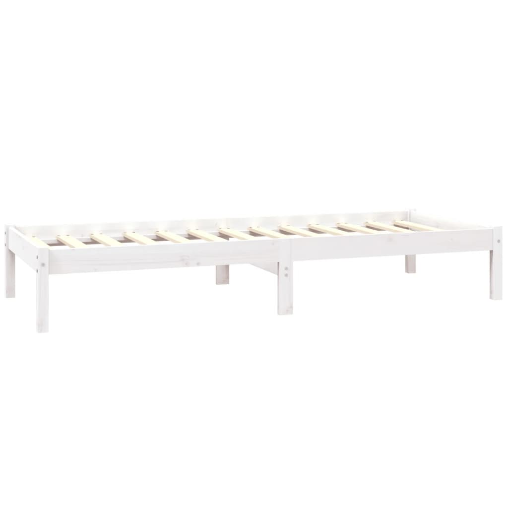 Sengeramme hvit heltre furu 75x190 cm Small Single