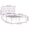 Sengeramme heltre furu 140x190 cm