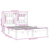 Sengeramme heltre 135x190 cm Double