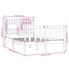 Sengeramme heltre 120x190 cm Small Double