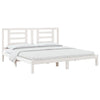 Sengeramme hvit heltre 180x200 cm Super King
