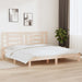 Sengeramme med madrass 200x200 cm heltre furu