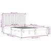 Sengeramme heltre 180x200 cm Super King