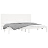 Sengeramme hvit heltre 180x200 cm Super King