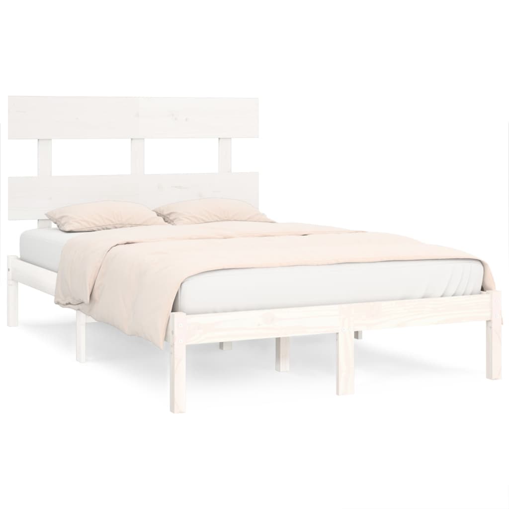 Sengeramme hvit heltre 120x200 cm