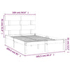 Sengeramme heltre 160x200 cm