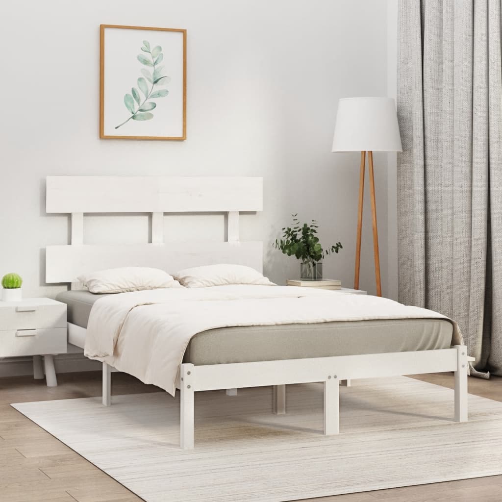 Sengeramme hvit heltre160x200 cm