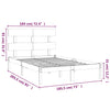 Sengeramme heltre 180x200 cm Super King