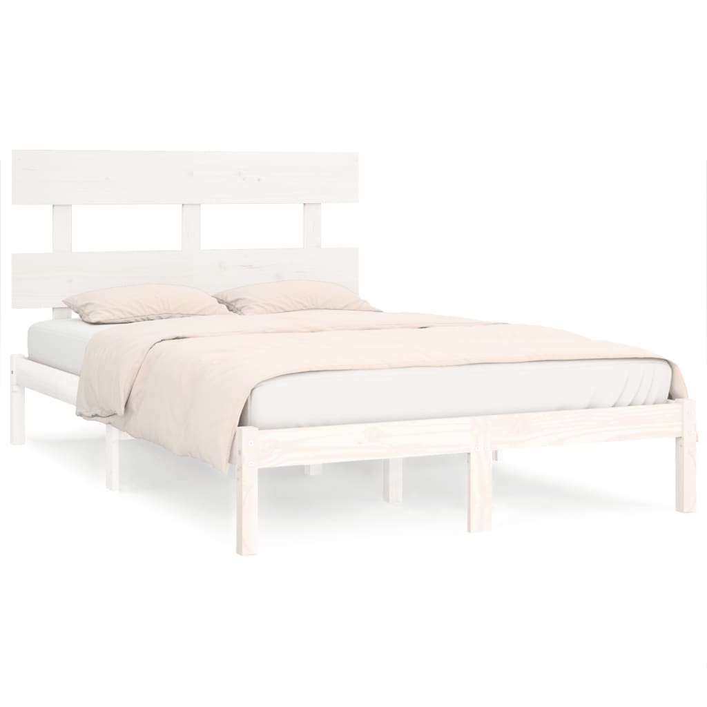 Sengeramme hvit heltre 180x200 cm Super King
