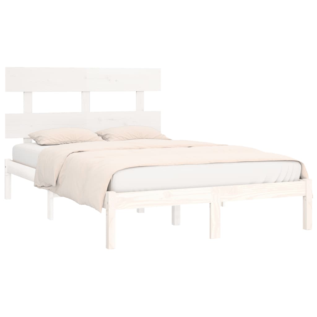 Sengeramme hvit heltre 180x200 cm Super King