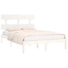 Sengeramme hvit heltre 180x200 cm Super King