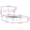 Sengeramme heltre 135x190 cm Double
