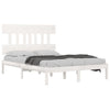 Sengeramme hvit heltre 140x190 cm