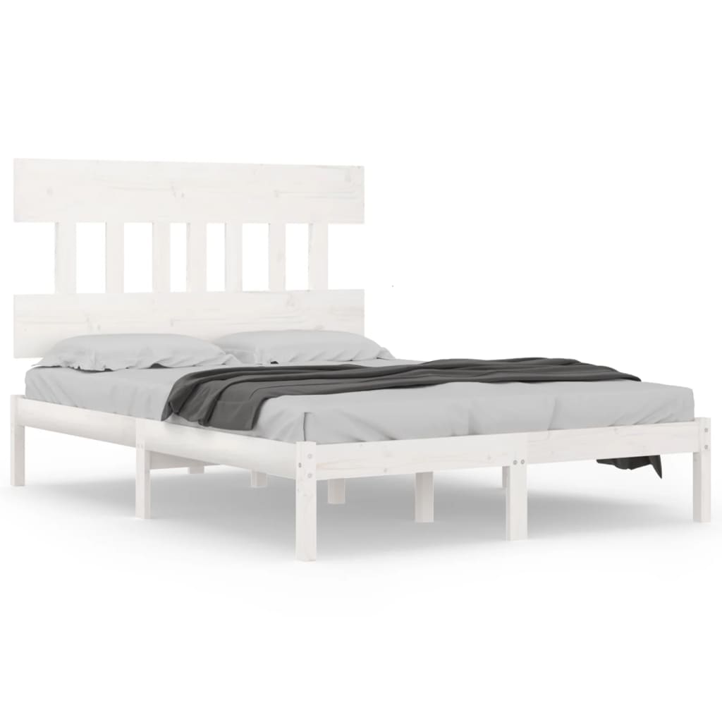Sengeramme hvit heltre 180x200 cm Super King