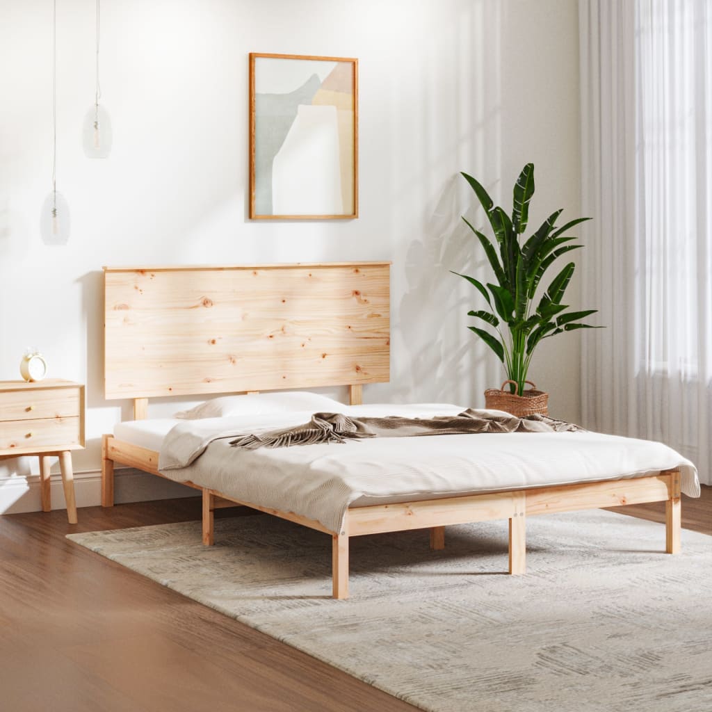 Sengeramme uten madrass 140x190 cm heltre furu