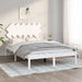 Sengeramme hvit 135x190 cm Double heltre