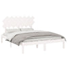 Sengeramme hvit 140x190 cm heltre