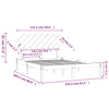 Sengeramme 150x200 cm King Size heltre