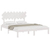 Sengeramme hvit 160x200 cm heltre