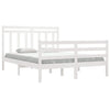 Sengeramme hvit heltre 135x190 cm Double
