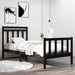 Sengeramme svart heltre 75x190 cm Small Single