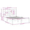 Sengeramme heltre 140x190 cm