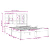 Sengeramme heltre 120x200 cm