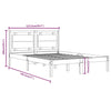 Sengeramme heltre 120x190 cm Small Double
