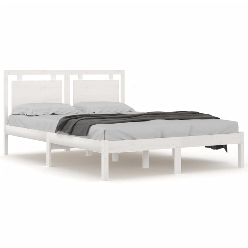 Sengeramme hvit heltre160x200 cm