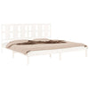 Sengeramme hvit heltre 180x200 cm Super King