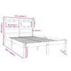 Sengeramme heltre 120x200 cm