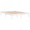 Sengeramme hvit heltre 120x200 cm