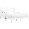 Sengeramme hvit heltre 140x190 cm