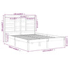 Sengeramme heltre 120x200 cm