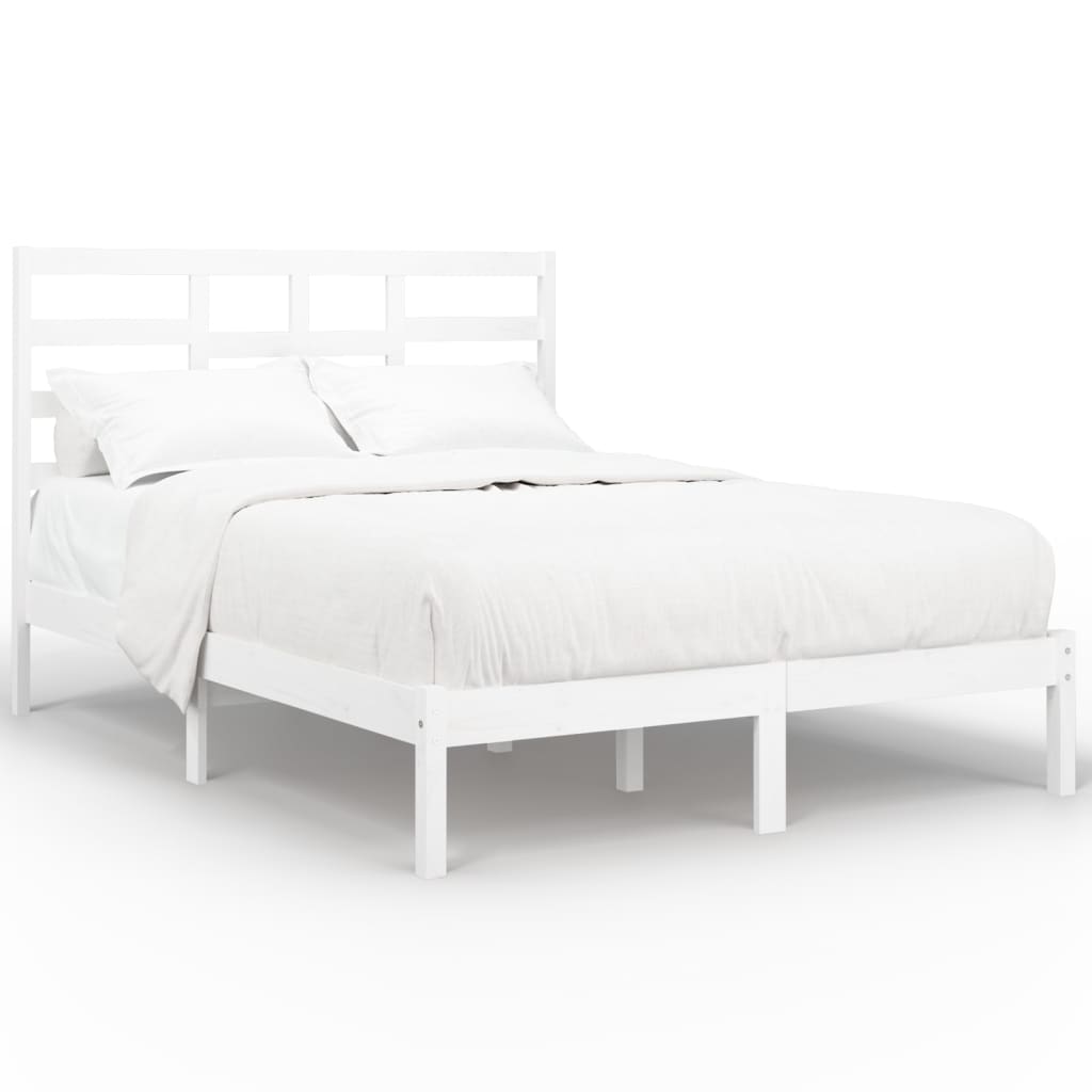 Sengeramme hvit heltre 120x200 cm