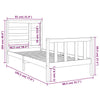Sengeramme heltre 75x190 cm