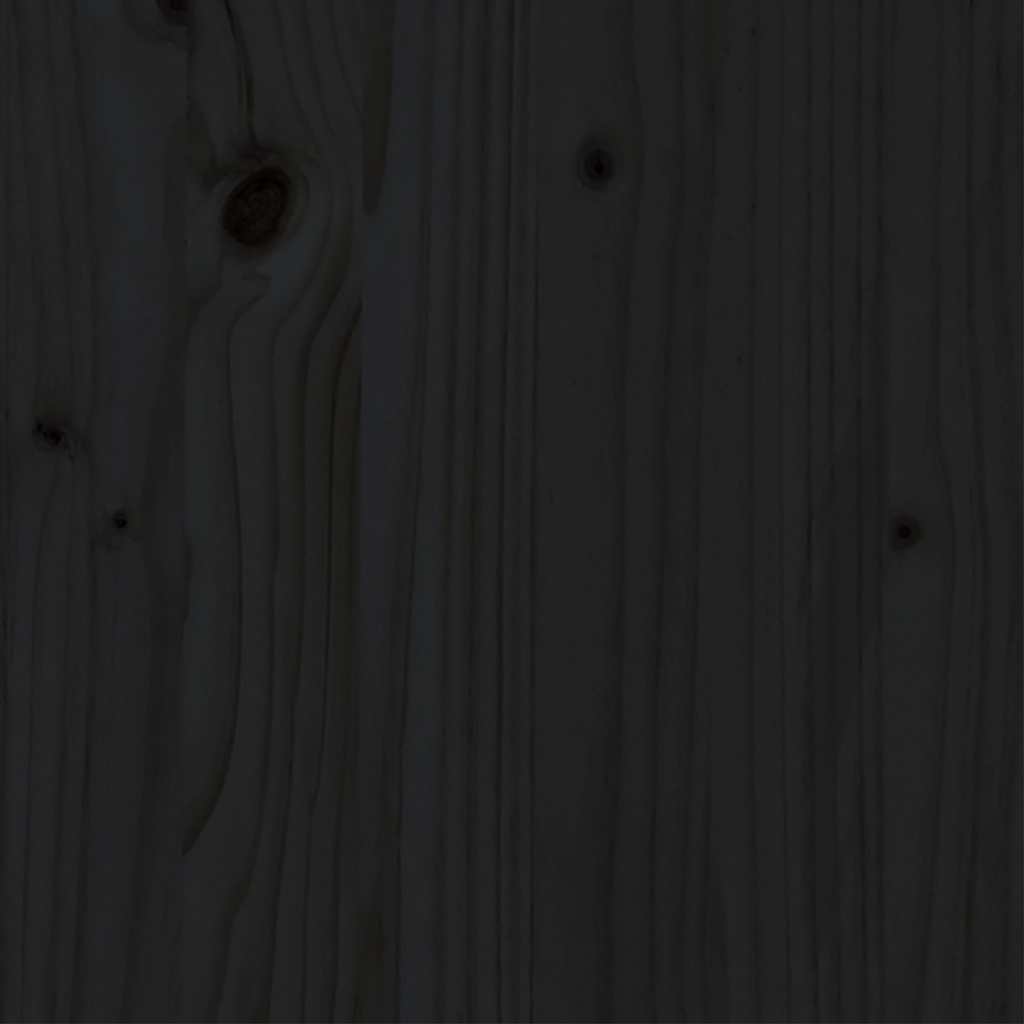 Sengeramme svart heltre 75x190 cm Small Single