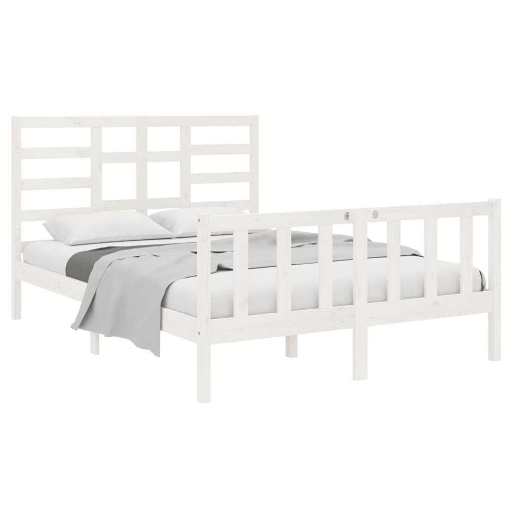 Sengeramme hvit heltre 120x190 cm Small Double