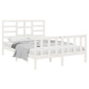 Sengeramme hvit heltre 120x190 cm Small Double