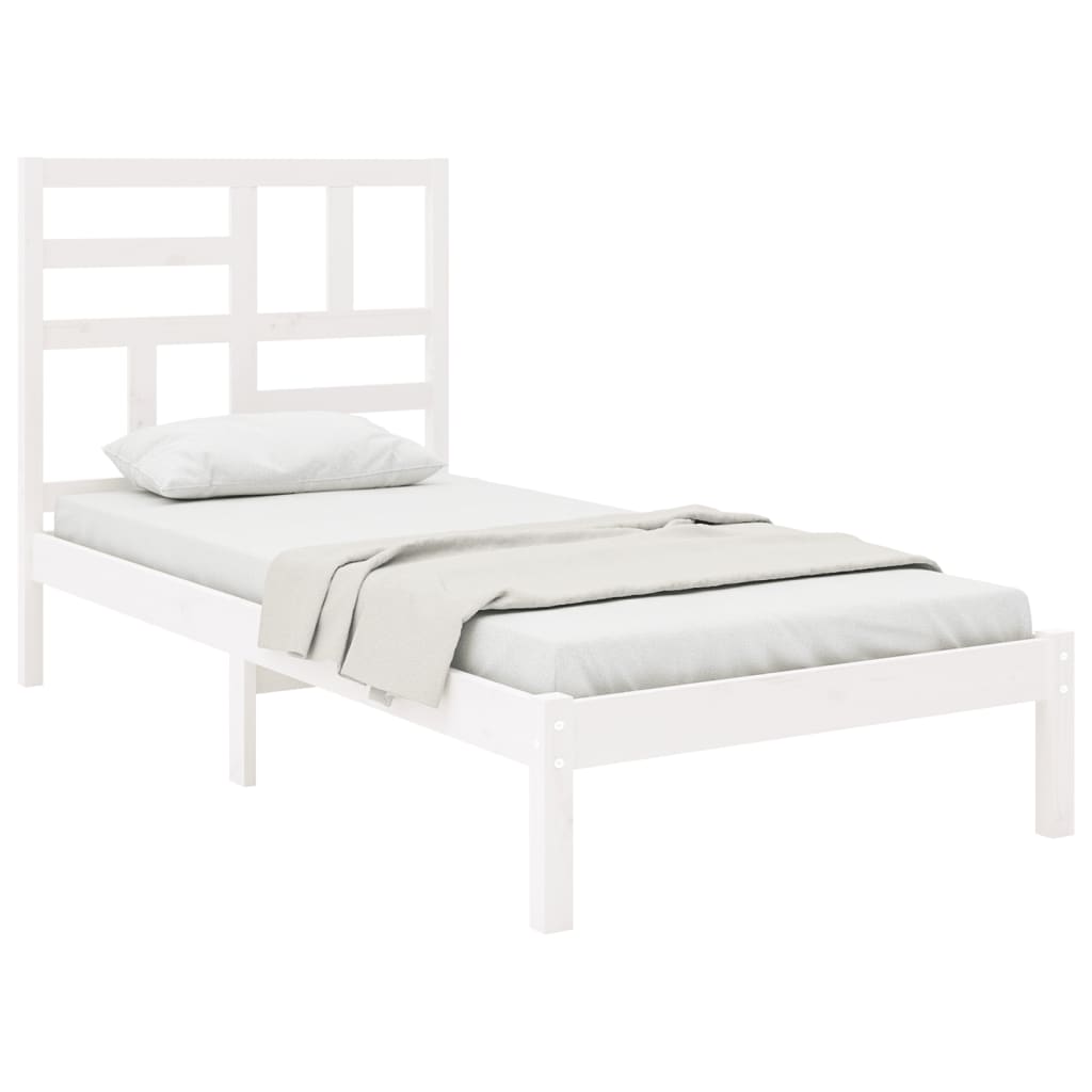 Sengeramme hvit heltre 75x190 cm Small Single