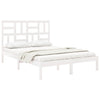 Sengeramme hvit heltre 140x190 cm