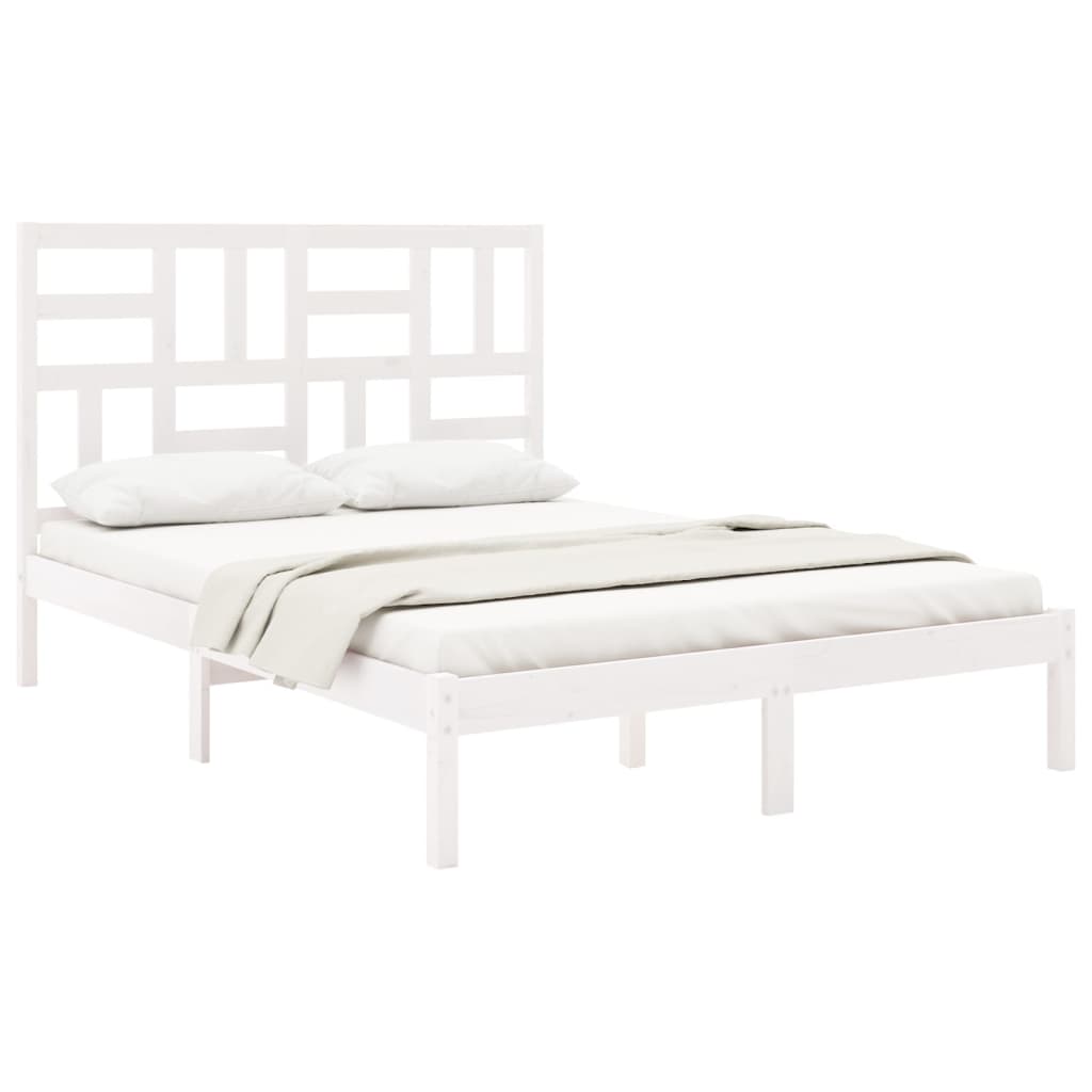 Sengeramme hvit heltre 120x200 cm